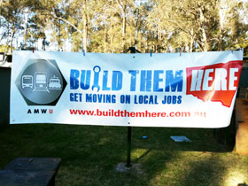 AMWU banner